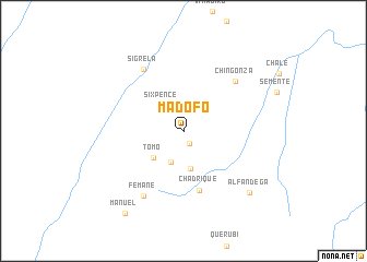 map of Madofo