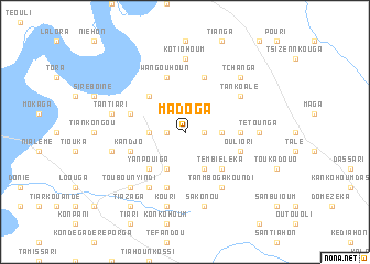 map of Madoga