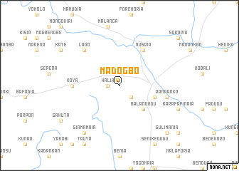 map of Madogbo