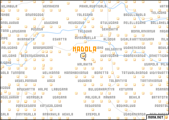 map of Madola