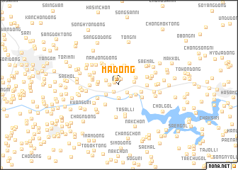 map of Ma-dong