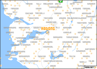 map of Ma-dong