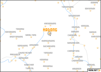 map of Ma-dong