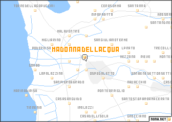 map of Madonna dellʼAcqua