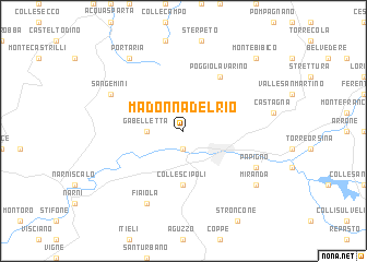 map of Madonna del Rio