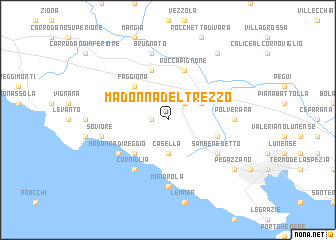 map of Madonna del Trezzo