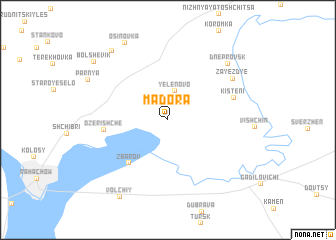 map of Madora