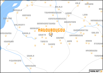 map of Madoubougou