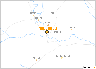 map of Madoukou