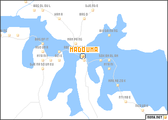 map of Madouma