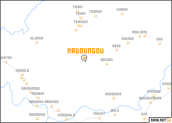 map of Madoungou