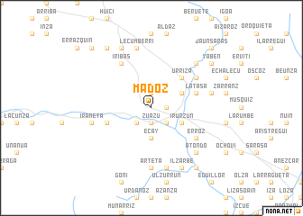 map of Madoz