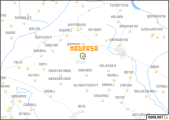 map of Mǝdrǝsǝ