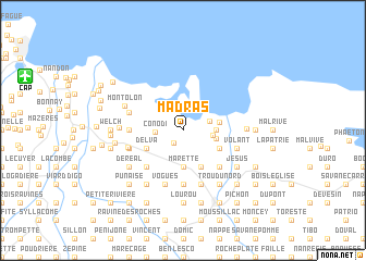 map of Madras