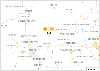 map of Madras