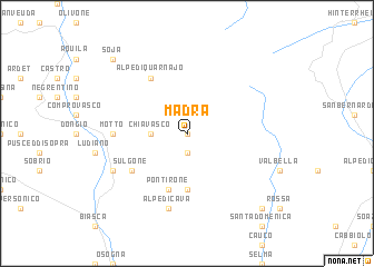 map of Madra