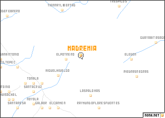 map of Madre Mía