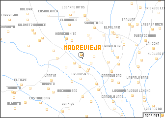 map of Madre Vieja