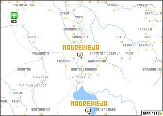 map of Madre Vieja