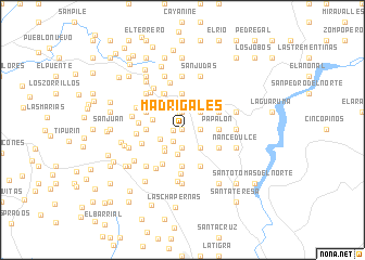 map of Madrigales