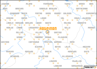 map of Madriñán