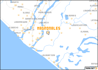 map of Madronales
