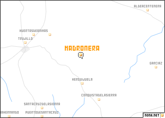 map of Madroñera