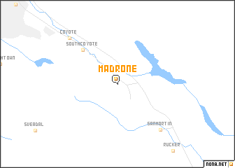 map of Madrone