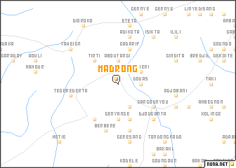 map of Madrong