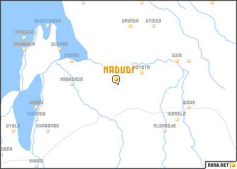 map of Madudi