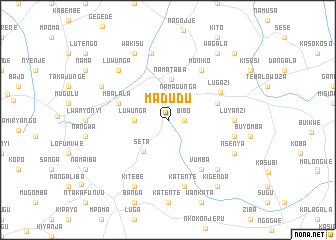 map of Madudu