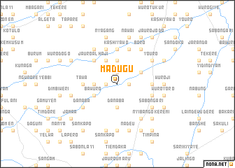 map of Madugu