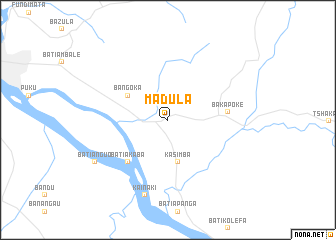 map of Madula