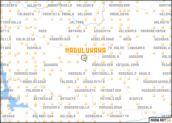 map of Maduluwawa