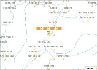 map of Maduna Singini