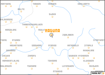 map of Maduna