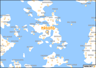 map of Madŭng