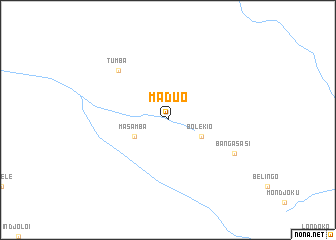 map of Maduo