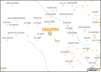 map of Madūrah