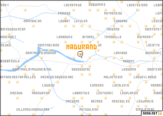 map of Madurand