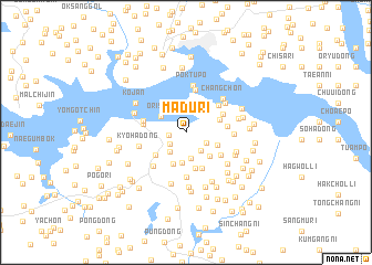 map of Madu-ri