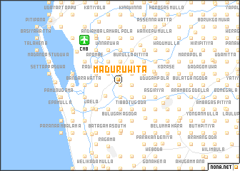 map of Maduruwita