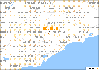 map of Maduwila
