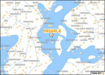 map of Madwāla