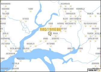 map of Madyamebé