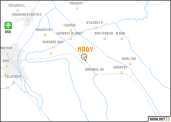 map of Mady