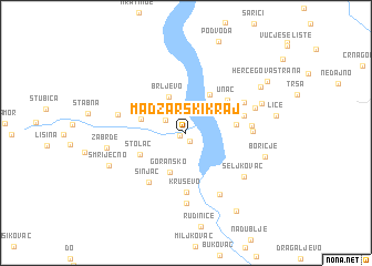 map of Madžarski Kraj