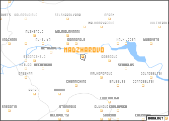 map of Madzharovo