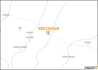 map of Madzherum