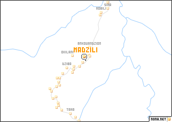 map of Madzili